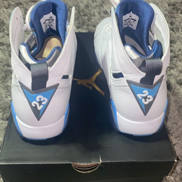 Jordan 7 Retro white/French blue - Picture 3 of 8